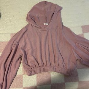 cropped hoodie